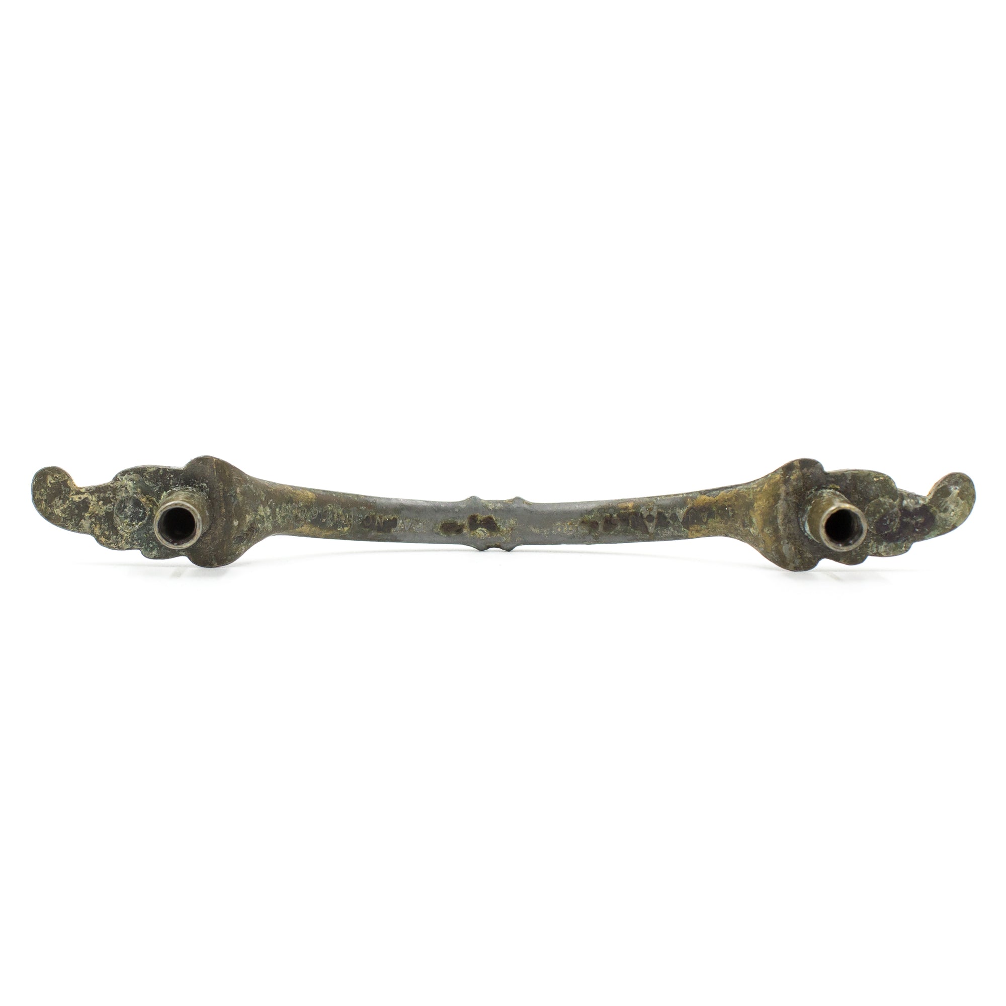 Thin Antique Brass Faux French Pulls