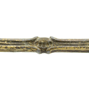 Thin Antique Brass Faux French Pulls