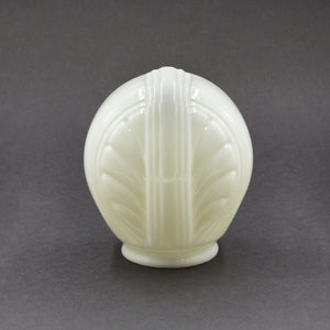 this is a reproduction white glass sconce shade