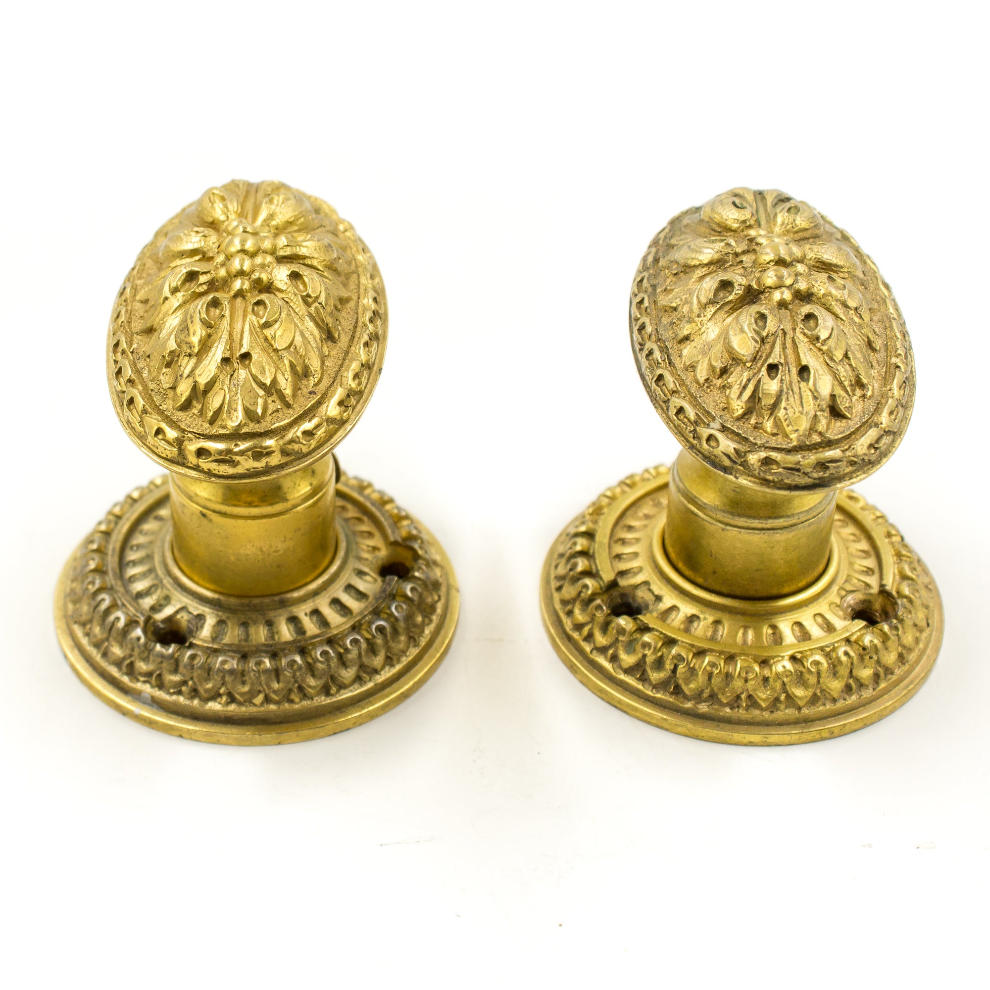 Mid-Century Spanish Ornate Regency Large Dummy Knobs