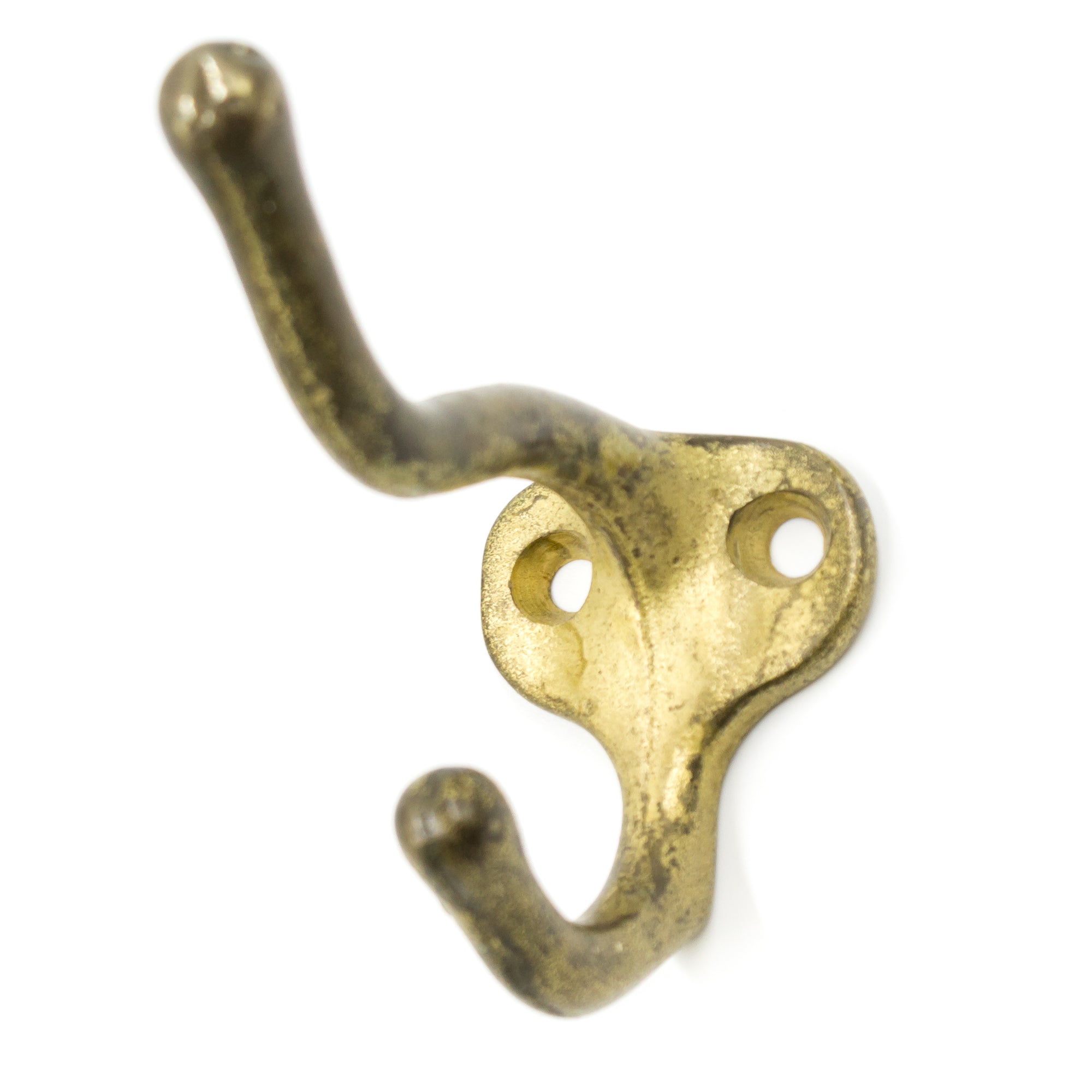 Iron Double Hooks with Gold Finish