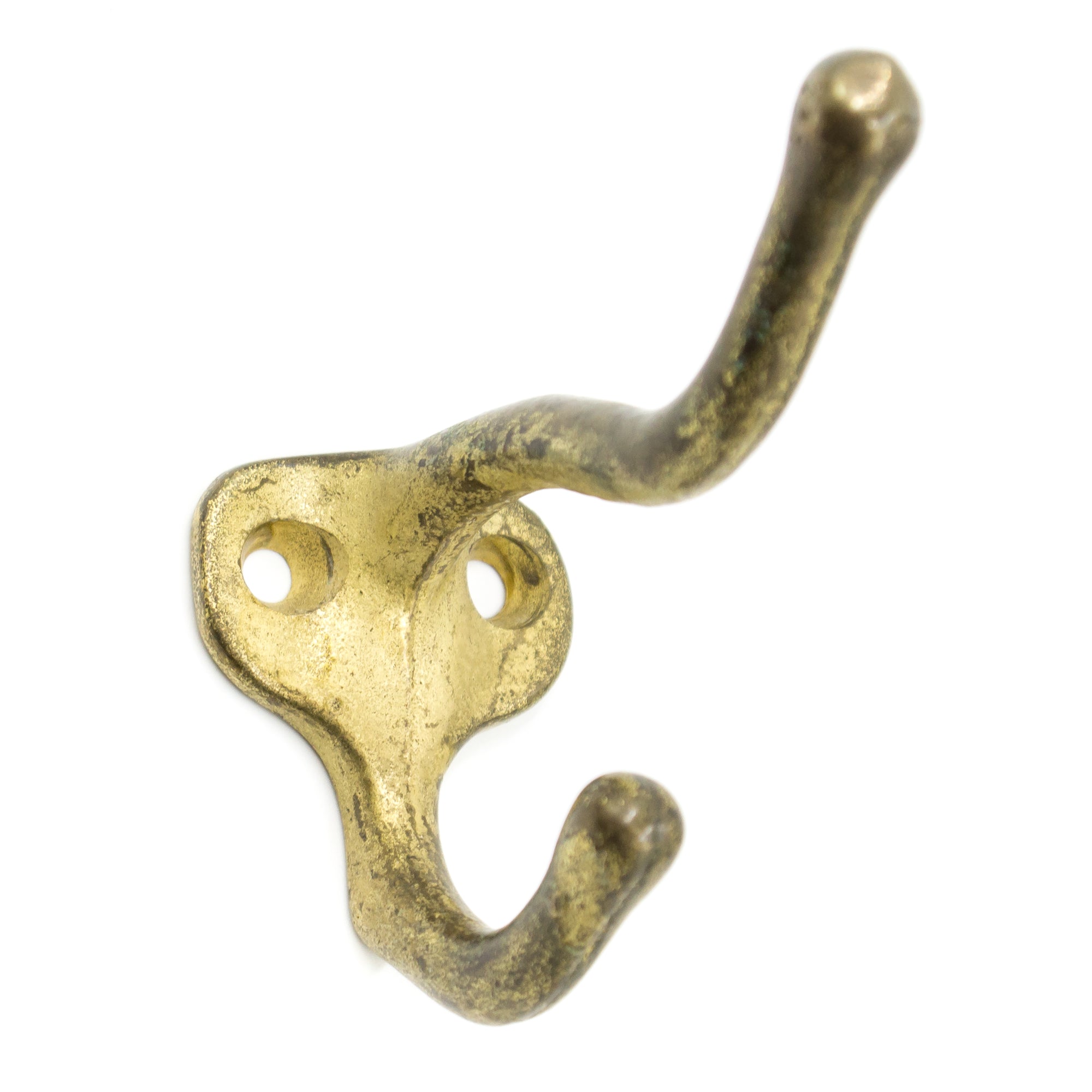 Iron Double Hooks with Gold Finish