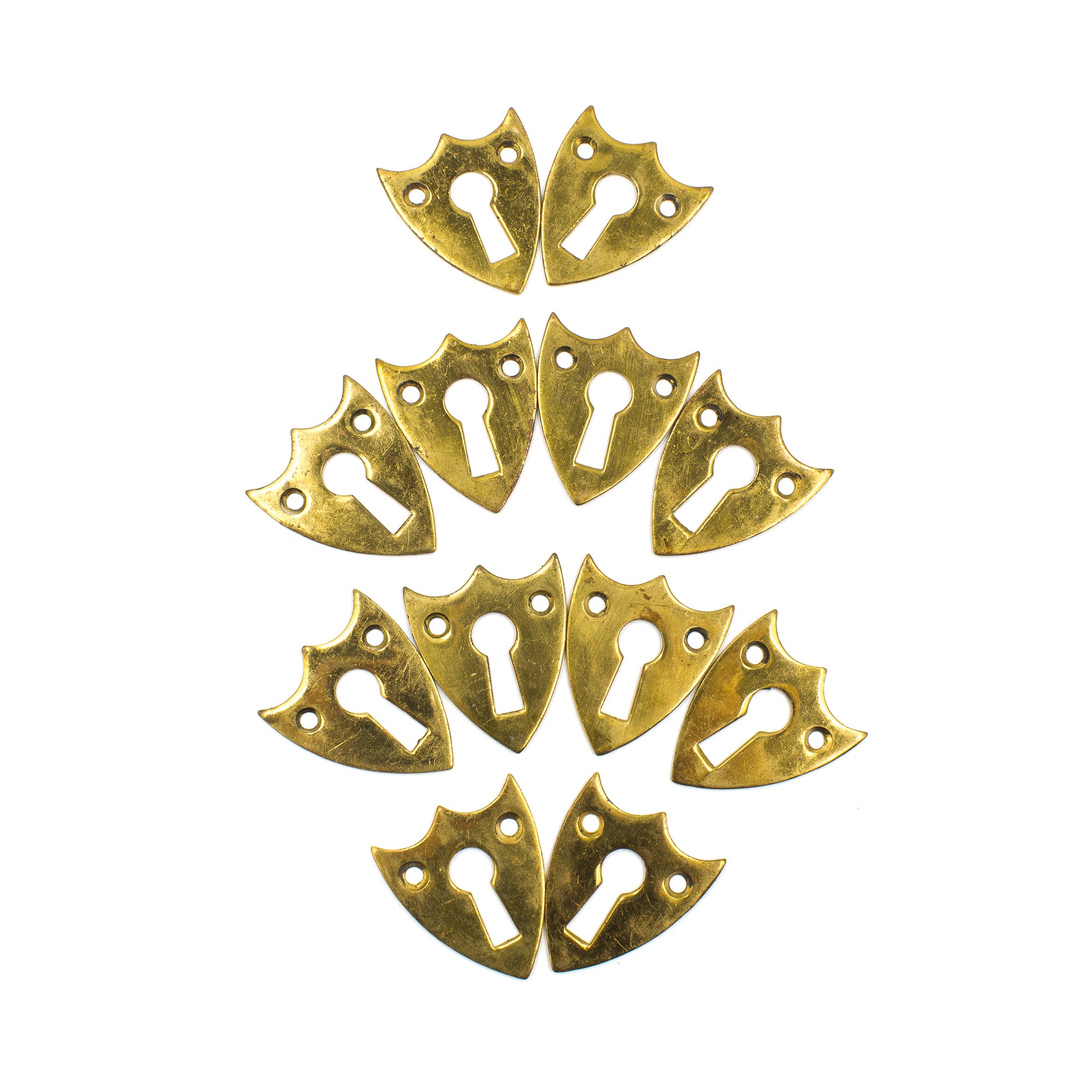 Brass Keyhole Covers