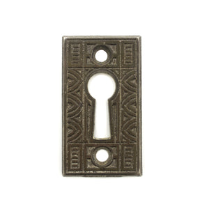 this is an antique vintage Victorian key hole cover