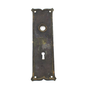 this is a picture of the back of a vintage escutcheon 