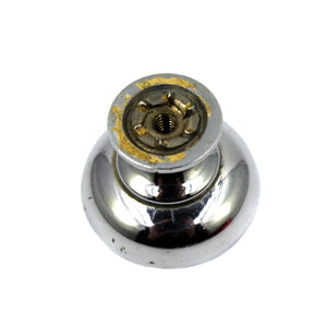 Chrome 1940's Late Deco Cabinet Knobs