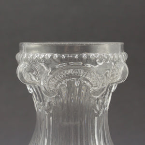 Ornate Cast Clear Hurricane Lamp Shade