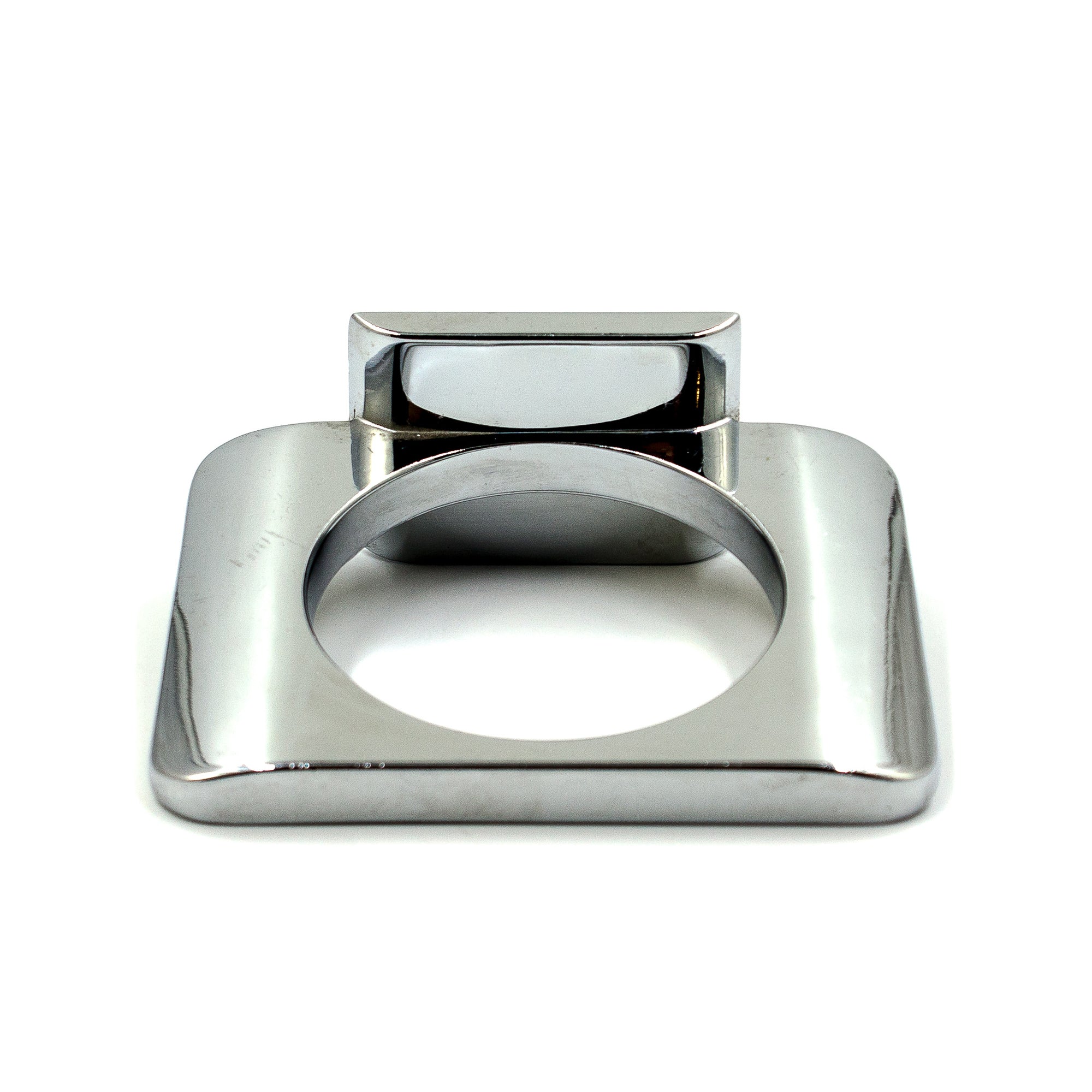 Sleek Mid-Century Hallmack Chrome Cup Holder