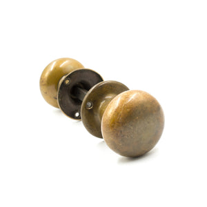 Solid Brass Yale Door Knob Set