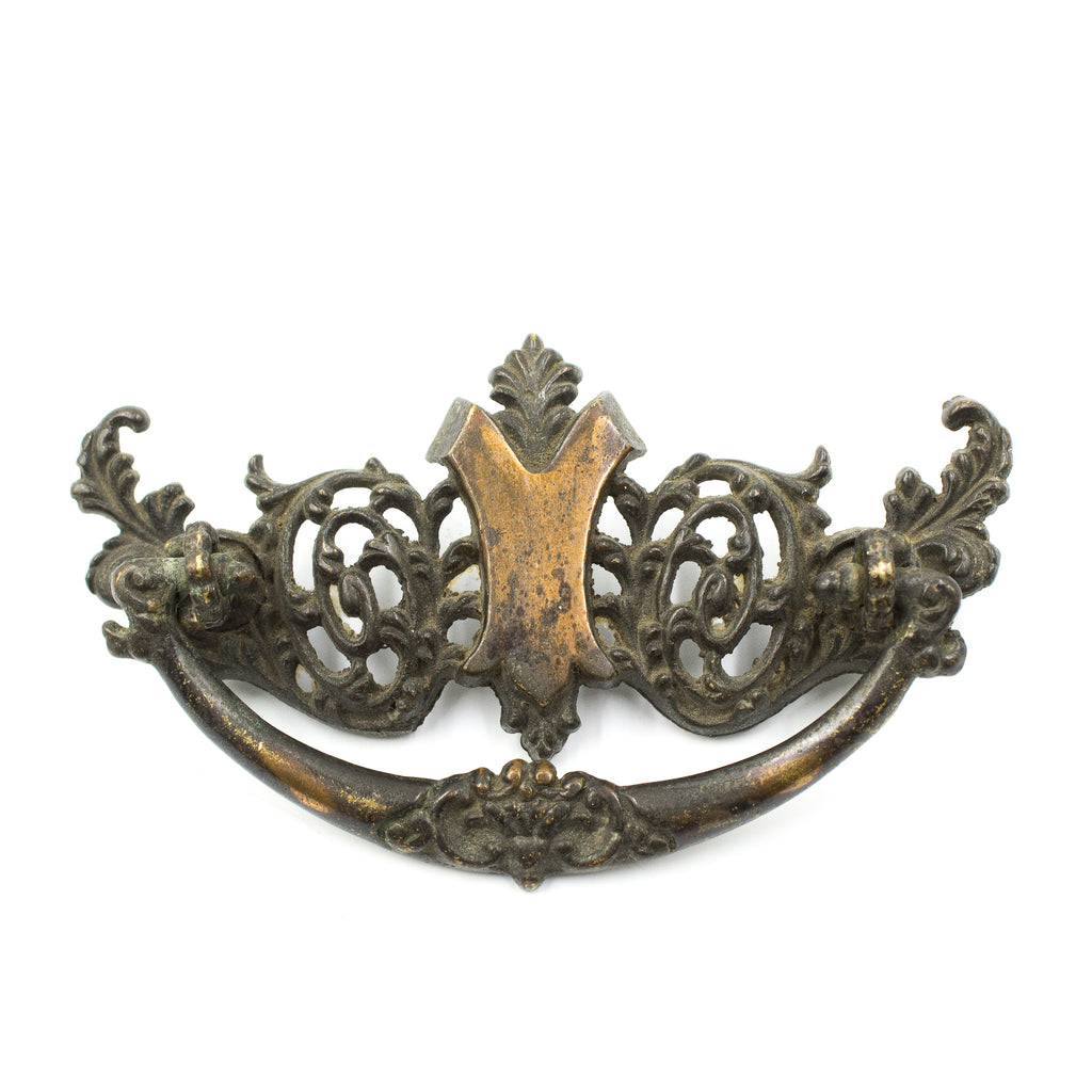 Ornate Victorian Brass Bail Pull