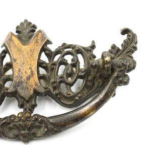 Ornate Victorian Brass Bail Pull