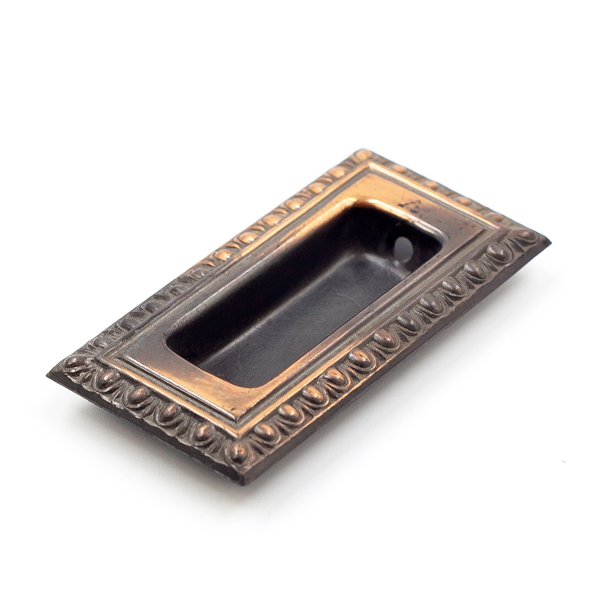 this is an antique japanned copper flash window lift