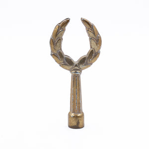 Brass Finish Wreath Finial