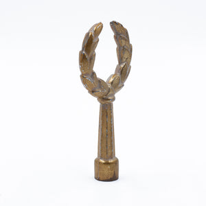 Brass Finish Wreath Finial