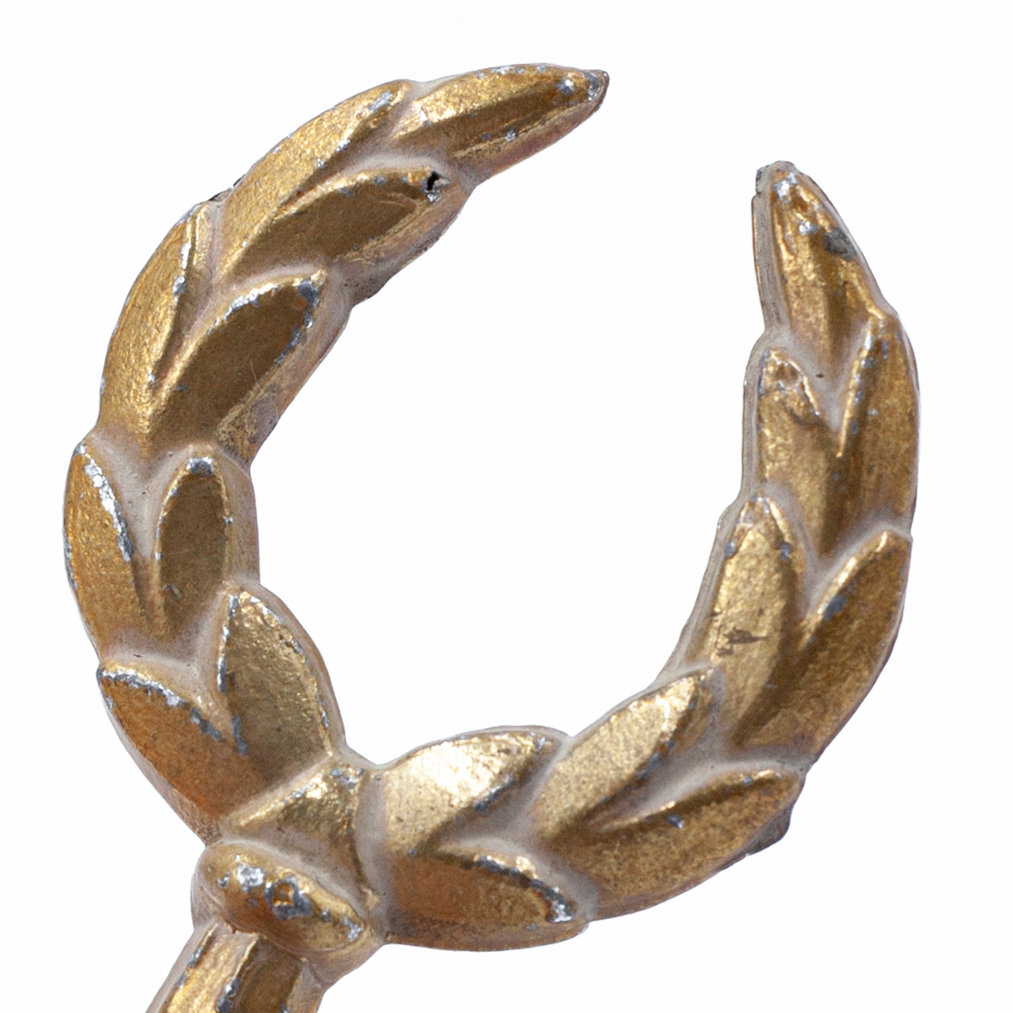 Brass Finish Wreath Finial