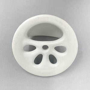 Porcelain White Clawfoot Tub Overflow Cover